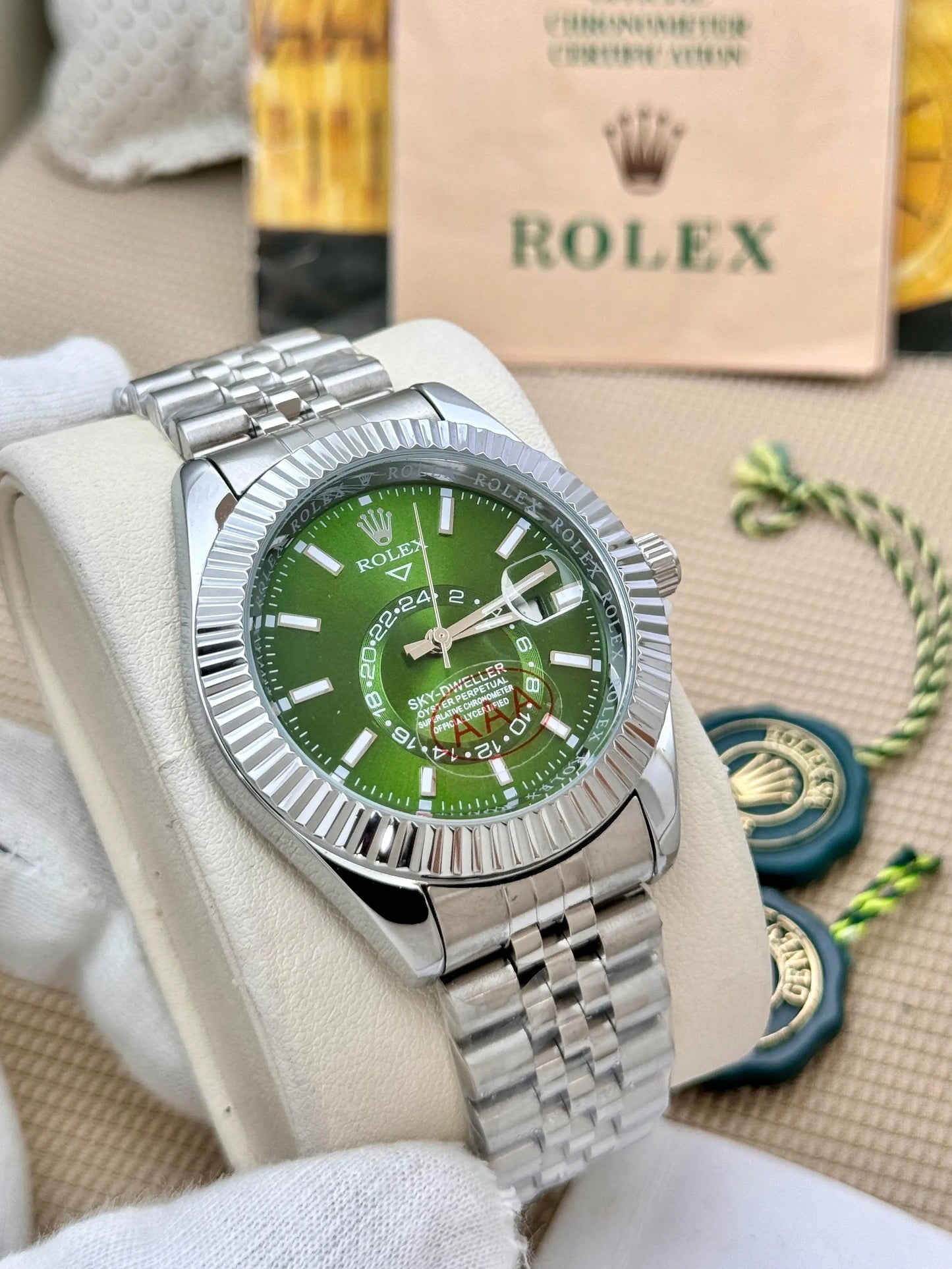 Rolex Oyster Perpetual Skydweller 24 hr Analog For Men Billioniare