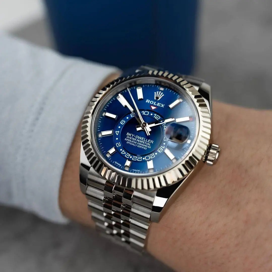 Rolex Oyster Perpetual Skydweller 24 hr Analog For Men Billioniare