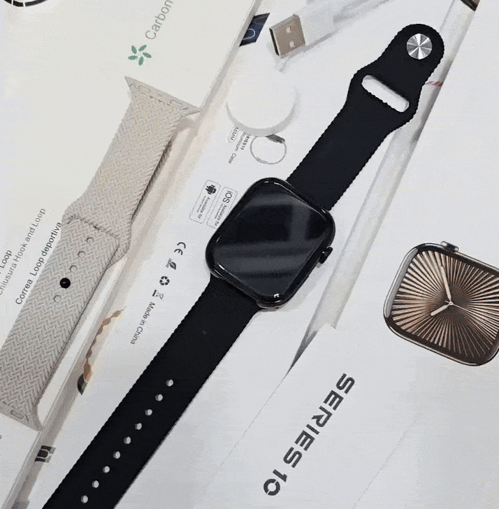 Latest Apple Series 10 With Apple logo at on/off (Calling / Amold Display / GPS) Youth Upgrade Shop