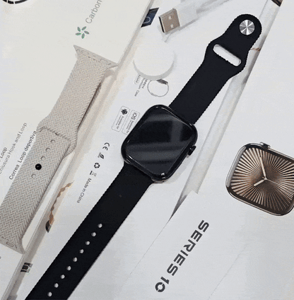 Latest Apple Series 10 With Apple logo at on/off (Calling / Amold Display / GPS) Youth Upgrade Shop