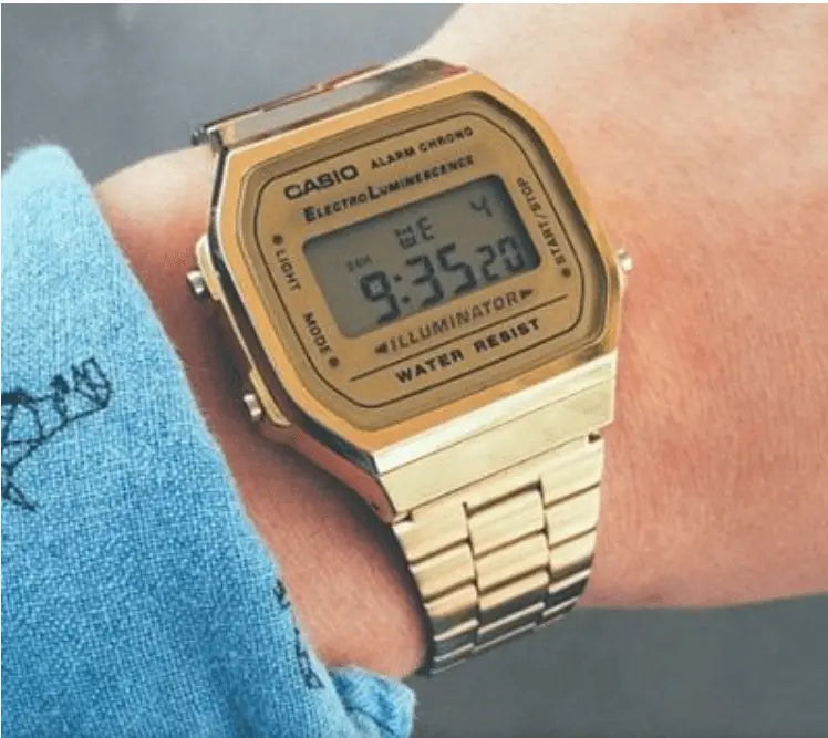 Casio Vintage Digital Gold Unisex Watch a19b9c-2