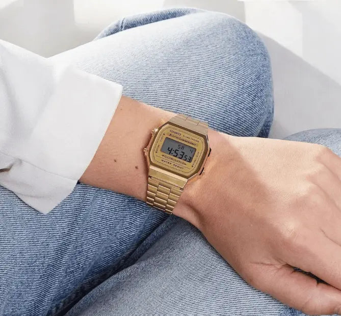 Casio Vintage Digital Gold Unisex Watch a19b9c-2