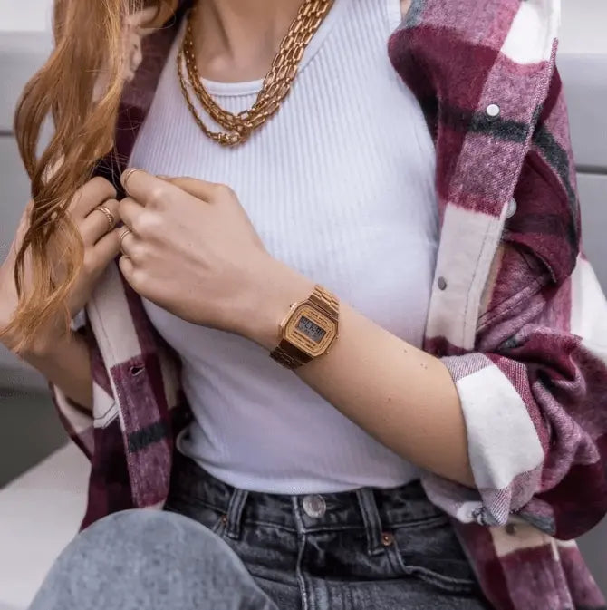 Casio Vintage Digital Gold Unisex Watch a19b9c-2