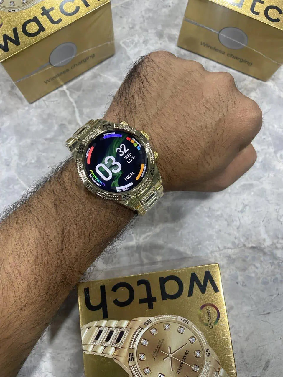 Latest Fossil Gen 15 Smartwatch with Calling and Amold Display ✅ (Limited Edition) - Youth Upgrade Shop