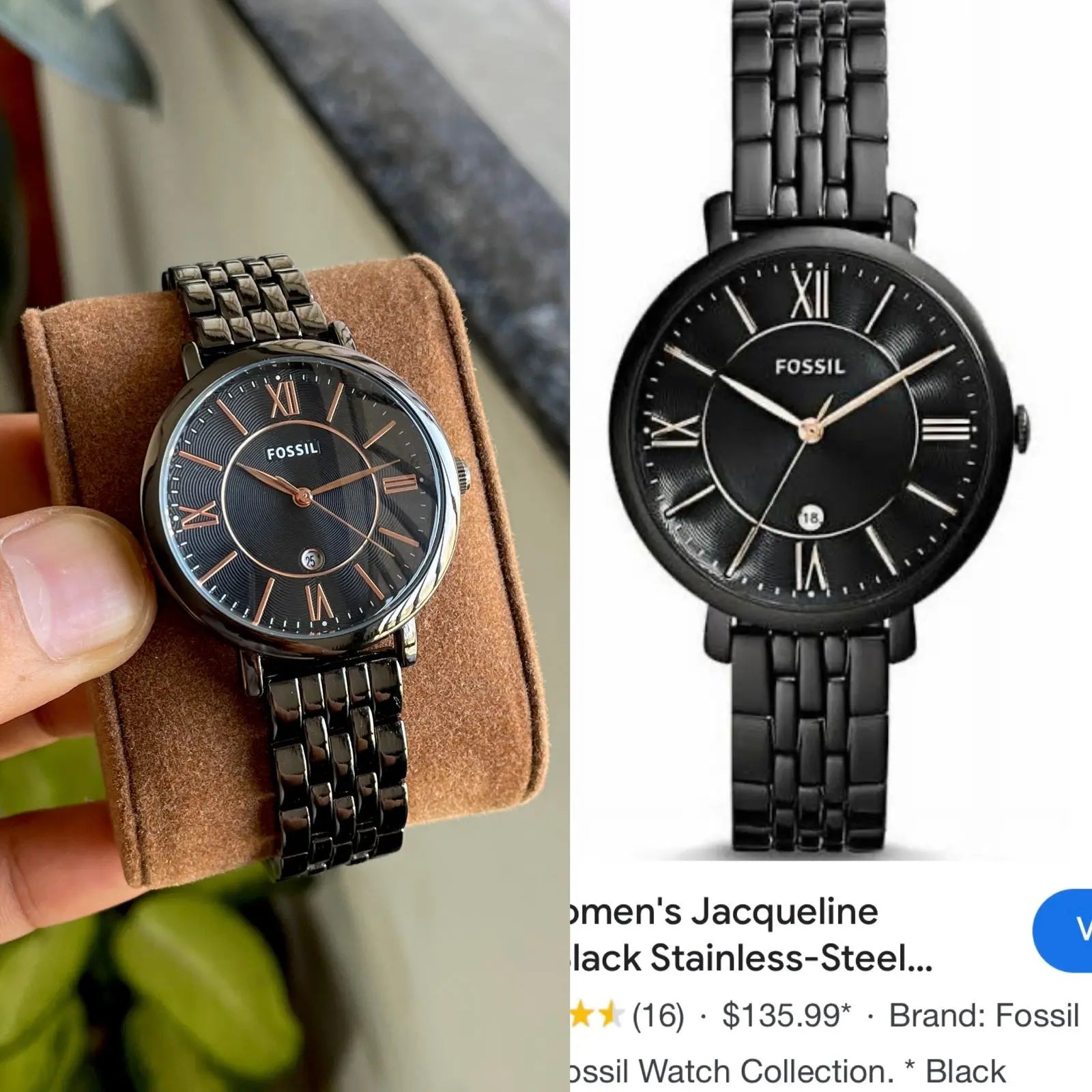 FOSSIL DIAL TYPE ANALOG FOR WOMEN Billioniare
