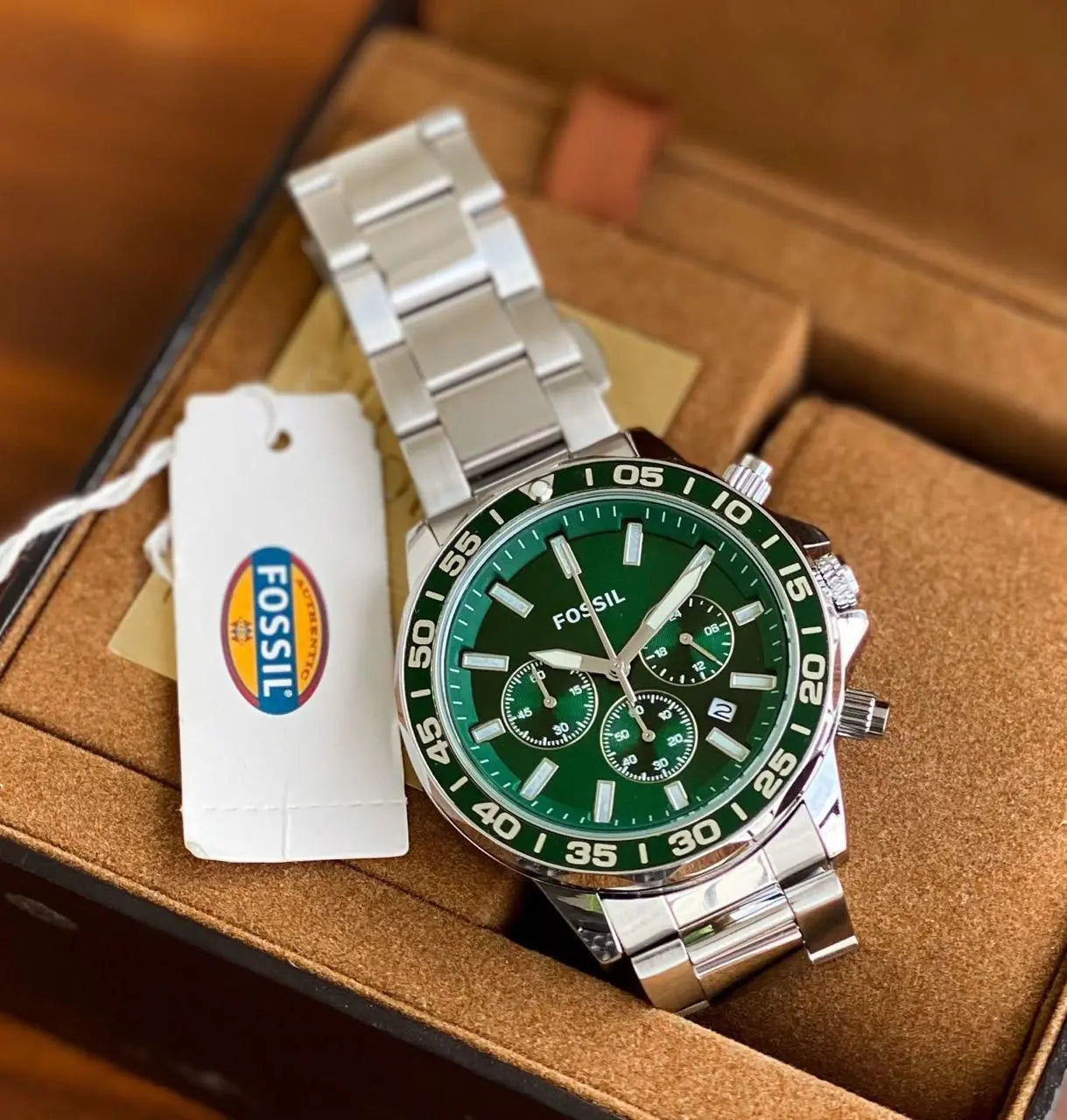 Fossil 45 mm Bronson features Chronography Analog For Men Youth Upgrade Shop