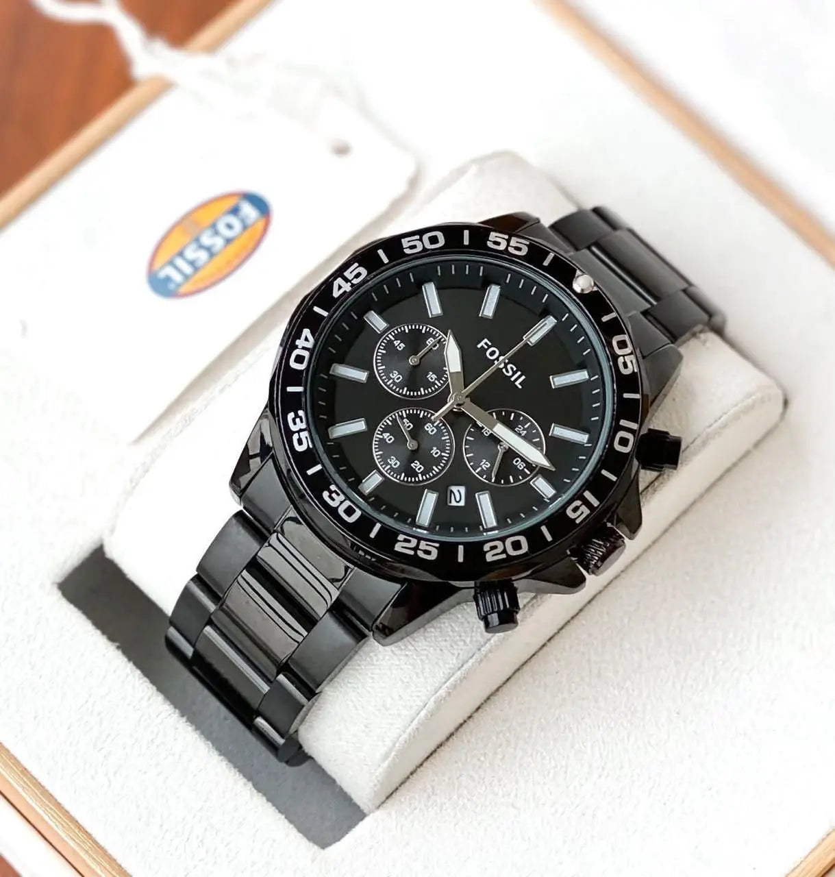 Fossil 45 mm Bronson features Chronography Analog For Men Youth Upgrade Shop