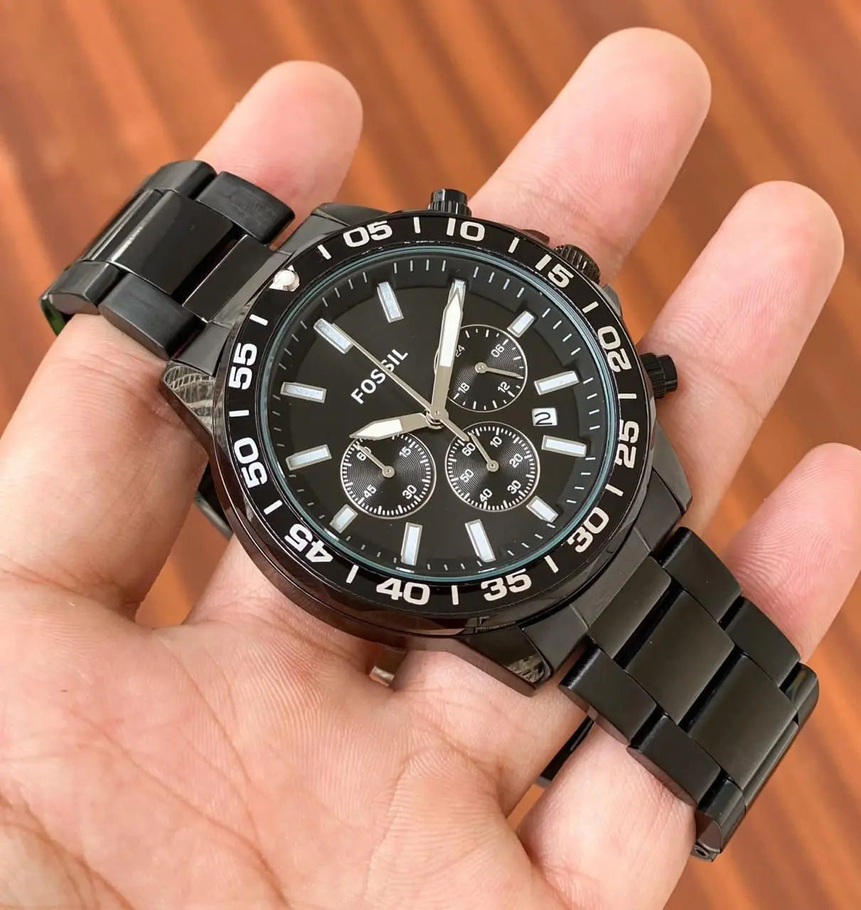 Fossil 45 mm Bronson features Chronography Analog For Men Youth Upgrade Shop