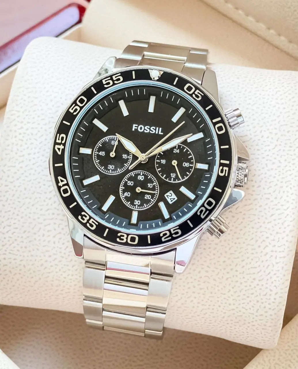 Fossil 45 mm Bronson features Chronography Analog For Men Youth Upgrade Shop
