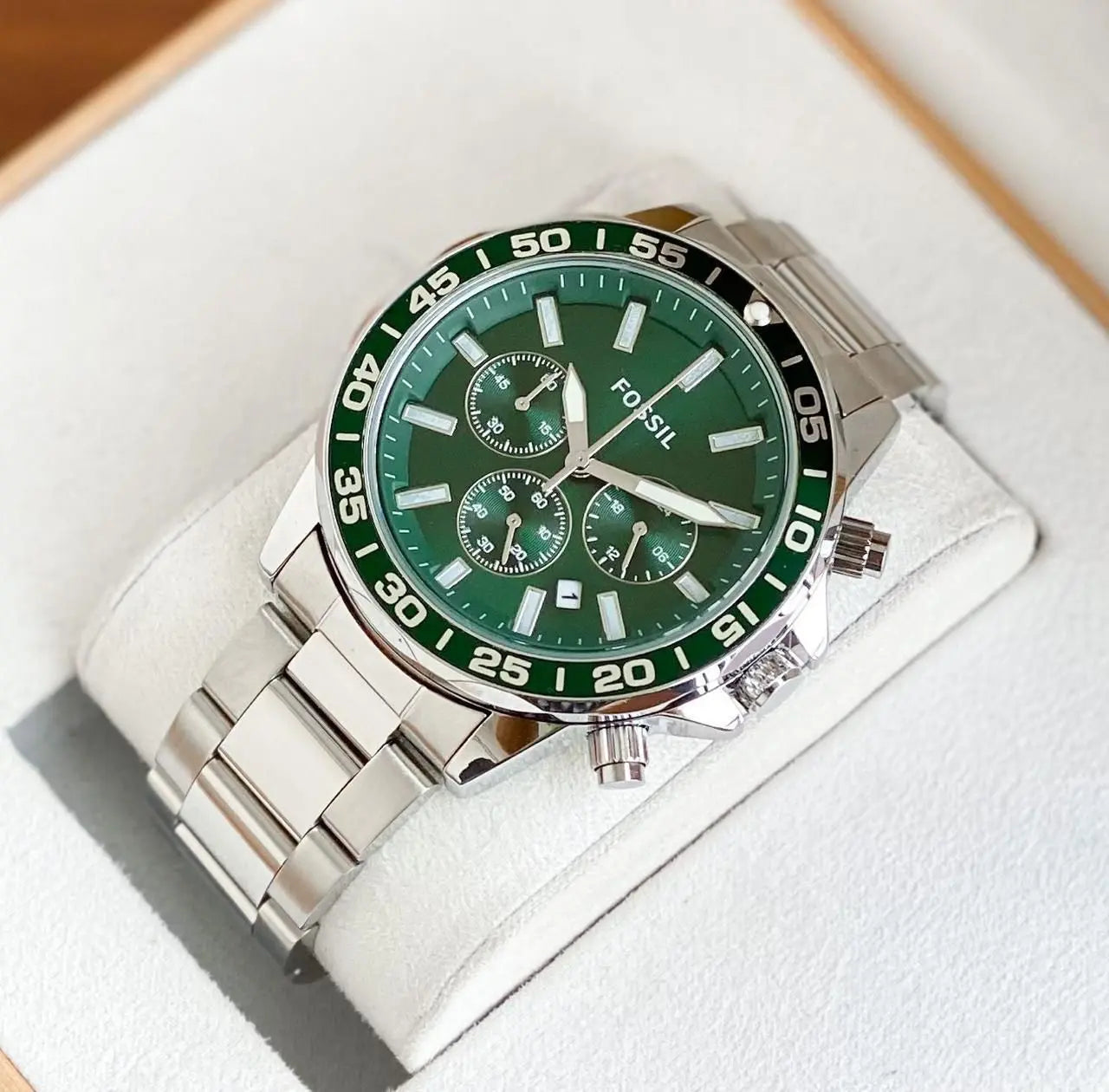 Fossil 45 mm Bronson features Chronography Analog For Men Youth Upgrade Shop
