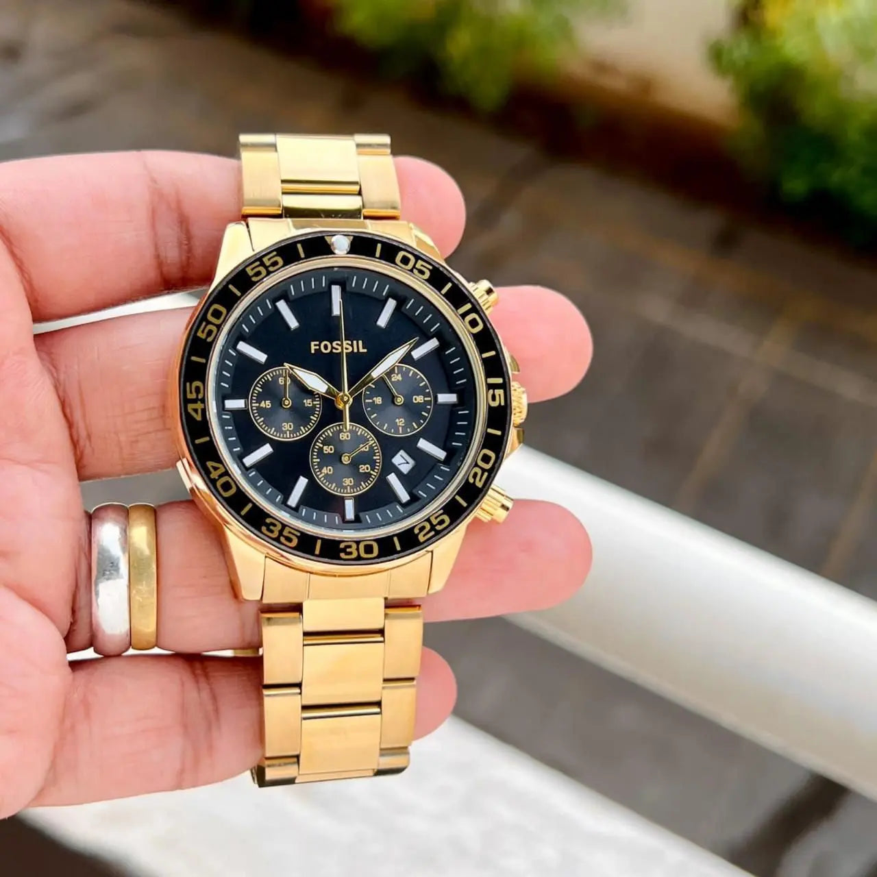 Fossil 45 mm Bronson features Chronography Analog For Men Youth Upgrade Shop