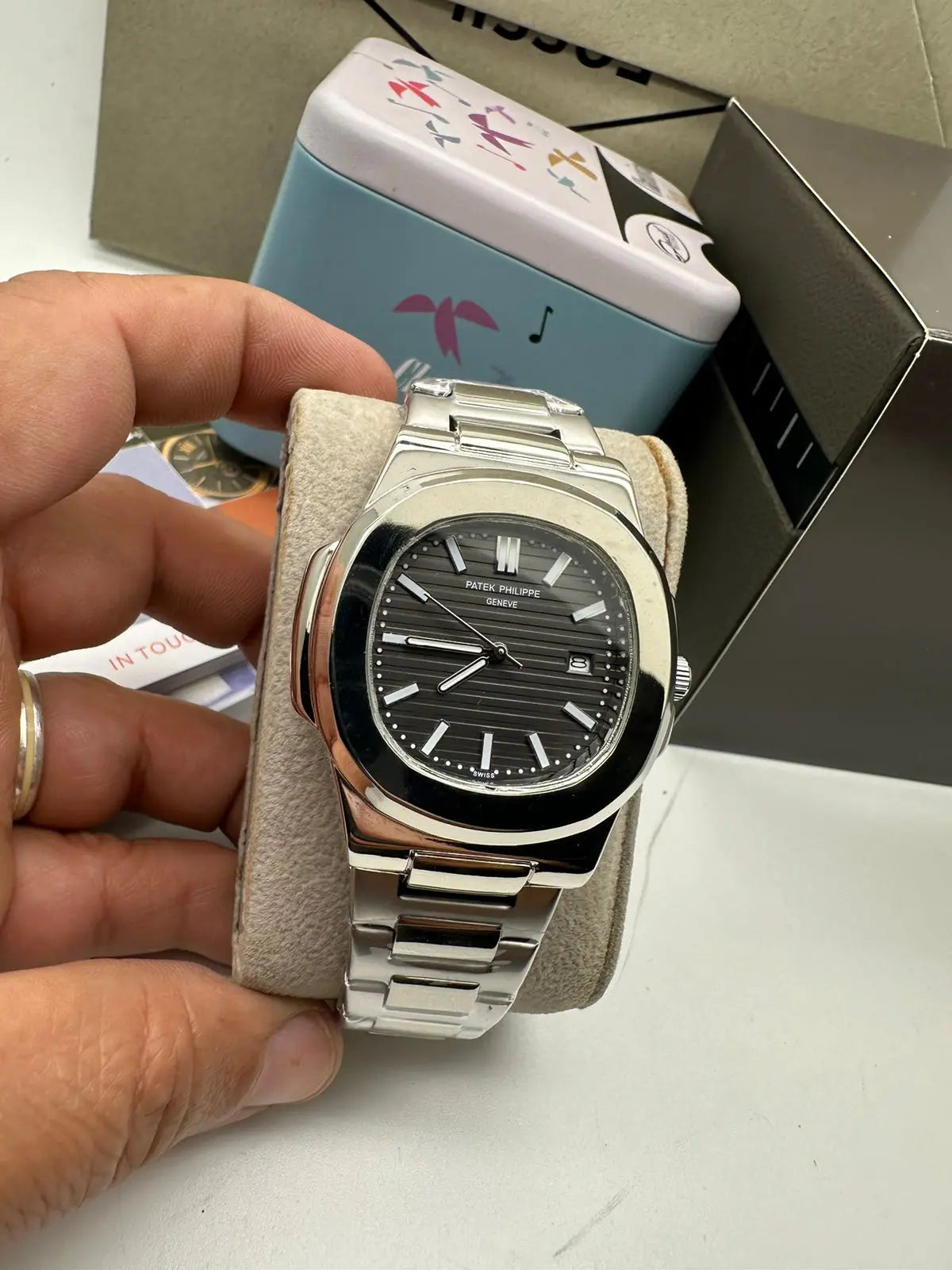 Patek Philippe 5811/1G NAUTILUS Analog Watch For Men Billioniare