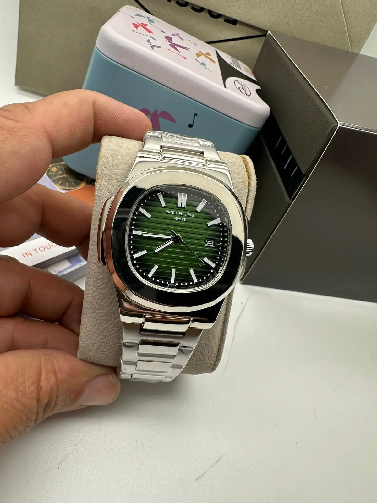 Patek Philippe 5811/1G NAUTILUS Analog Watch For Men Billioniare