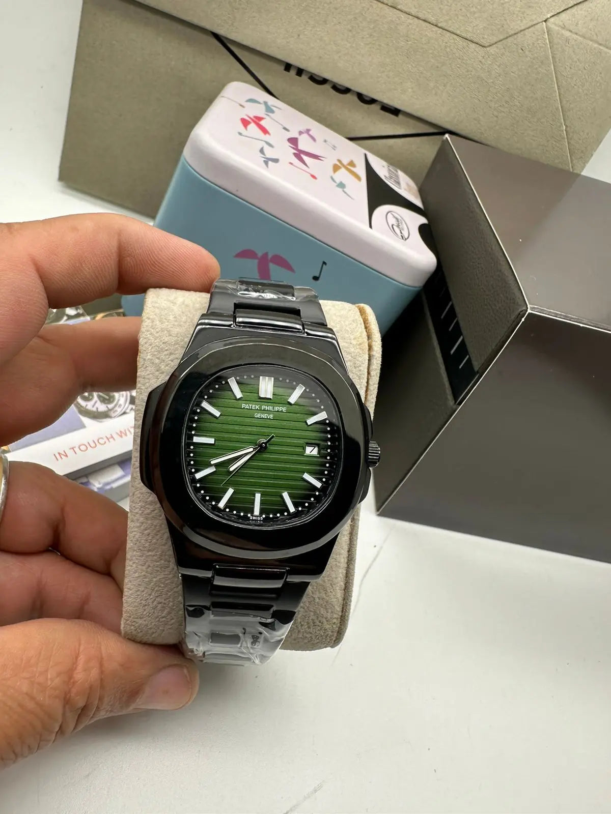 Patek Philippe 5811/1G NAUTILUS Analog Watch For Men Billioniare