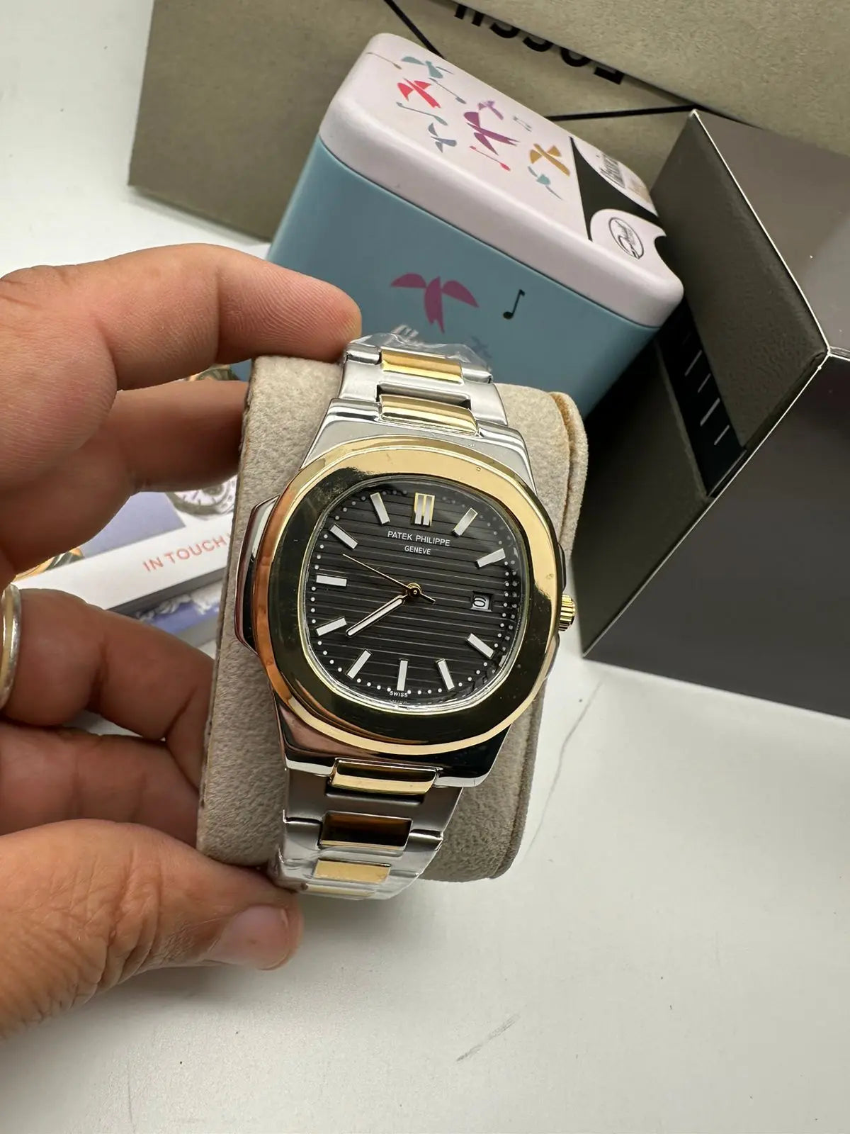 Patek Philippe 5811/1G NAUTILUS Analog Watch For Men Billioniare