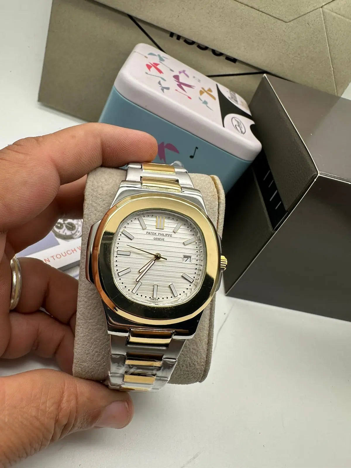Patek Philippe 5811/1G NAUTILUS Analog Watch For Men Billioniare
