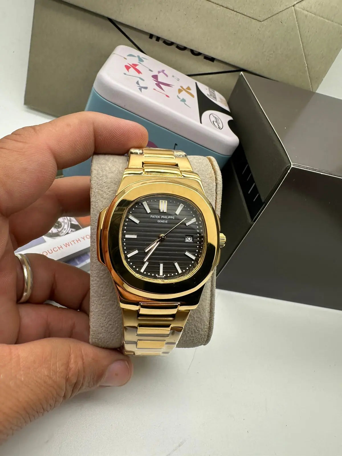 Patek Philippe 5811/1G NAUTILUS Analog Watch For Men Billioniare