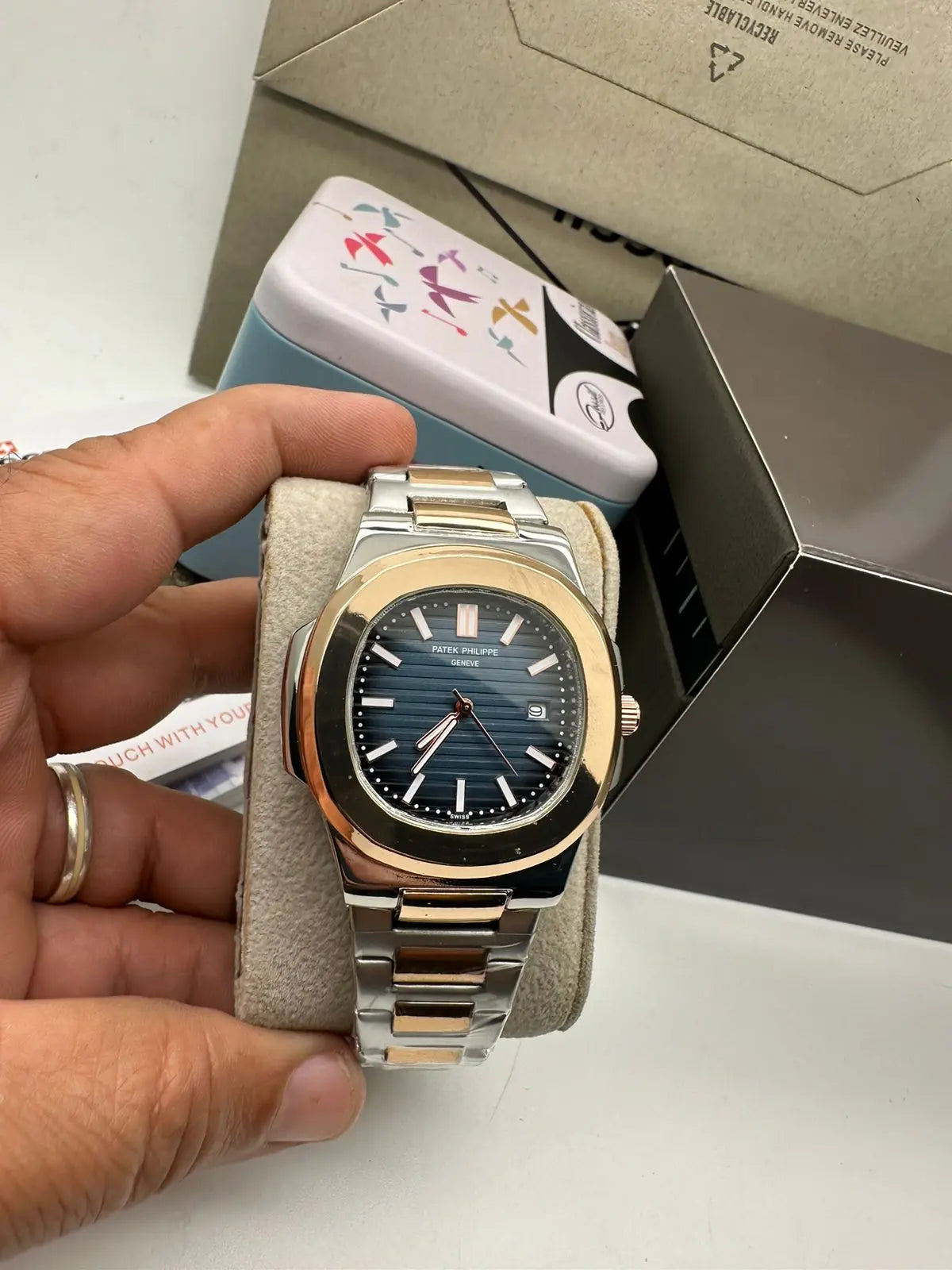 Patek Philippe 5811/1G NAUTILUS Analog Watch For Men Billioniare