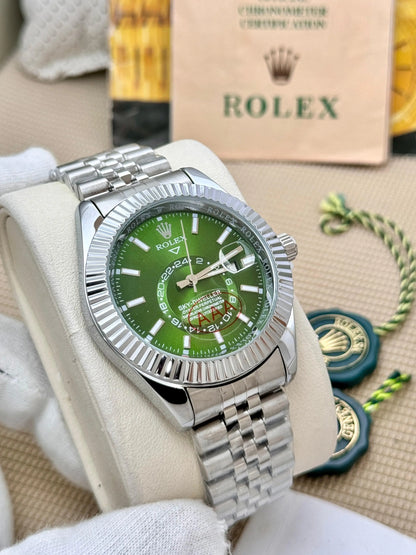 Rolex Oyster Perpetual Skydweller 24 hr Analog For Men Billioniare