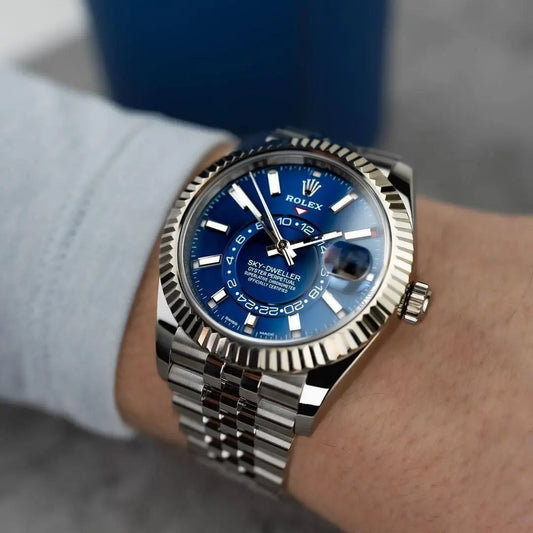 Rolex Oyster Perpetual Skydweller 24 hr Analog For Men Billioniare