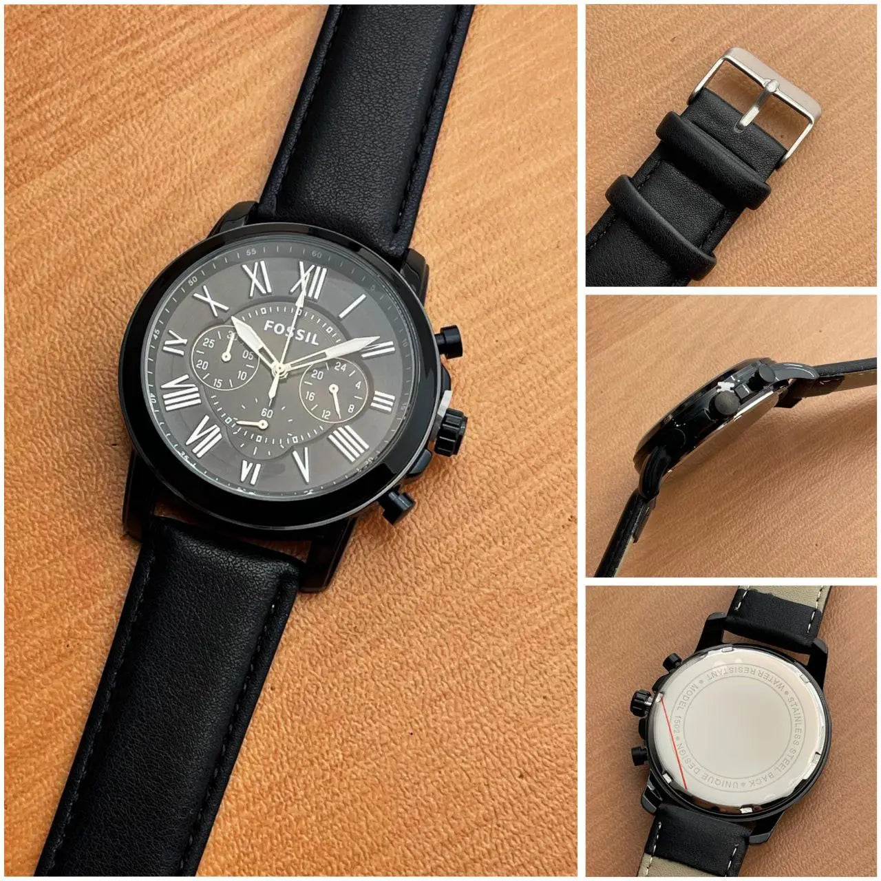 Fossil FS4812 Premium Leather Collection For Men Billioniare