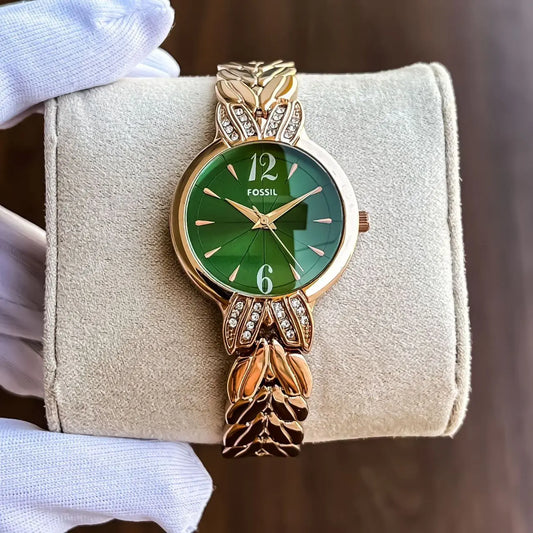 Fossil Women's Rose Analog Collection TGS