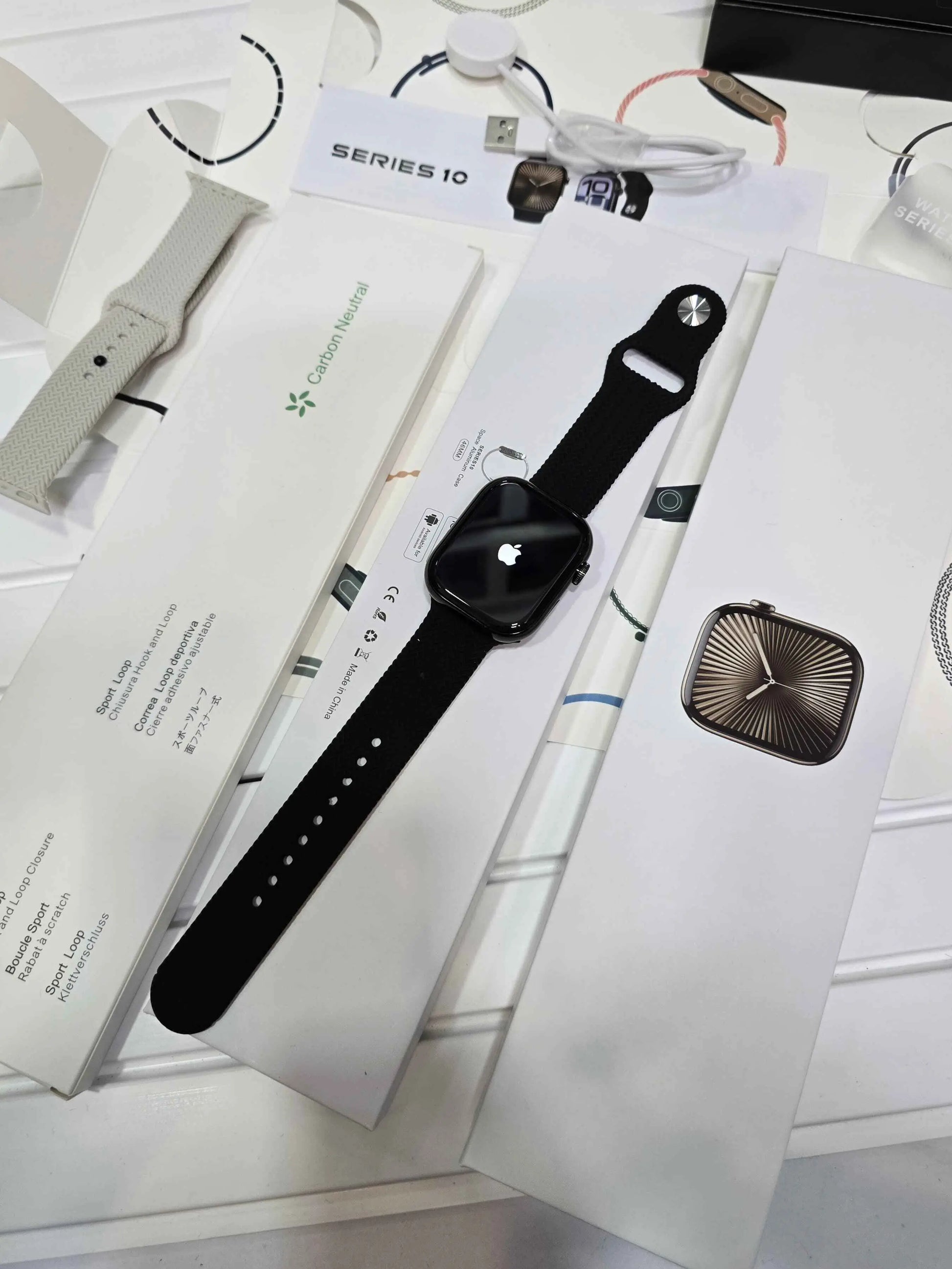 Latest Apple Series 10 With Apple logo at on/off (Calling / Amold Display / GPS) Youth Upgrade Shop