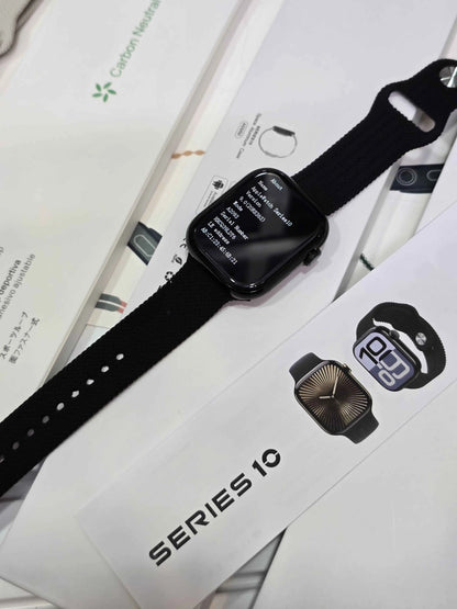 Latest Apple Series 10 With Apple logo at on/off (Calling / Amold Display / GPS) Youth Upgrade Shop