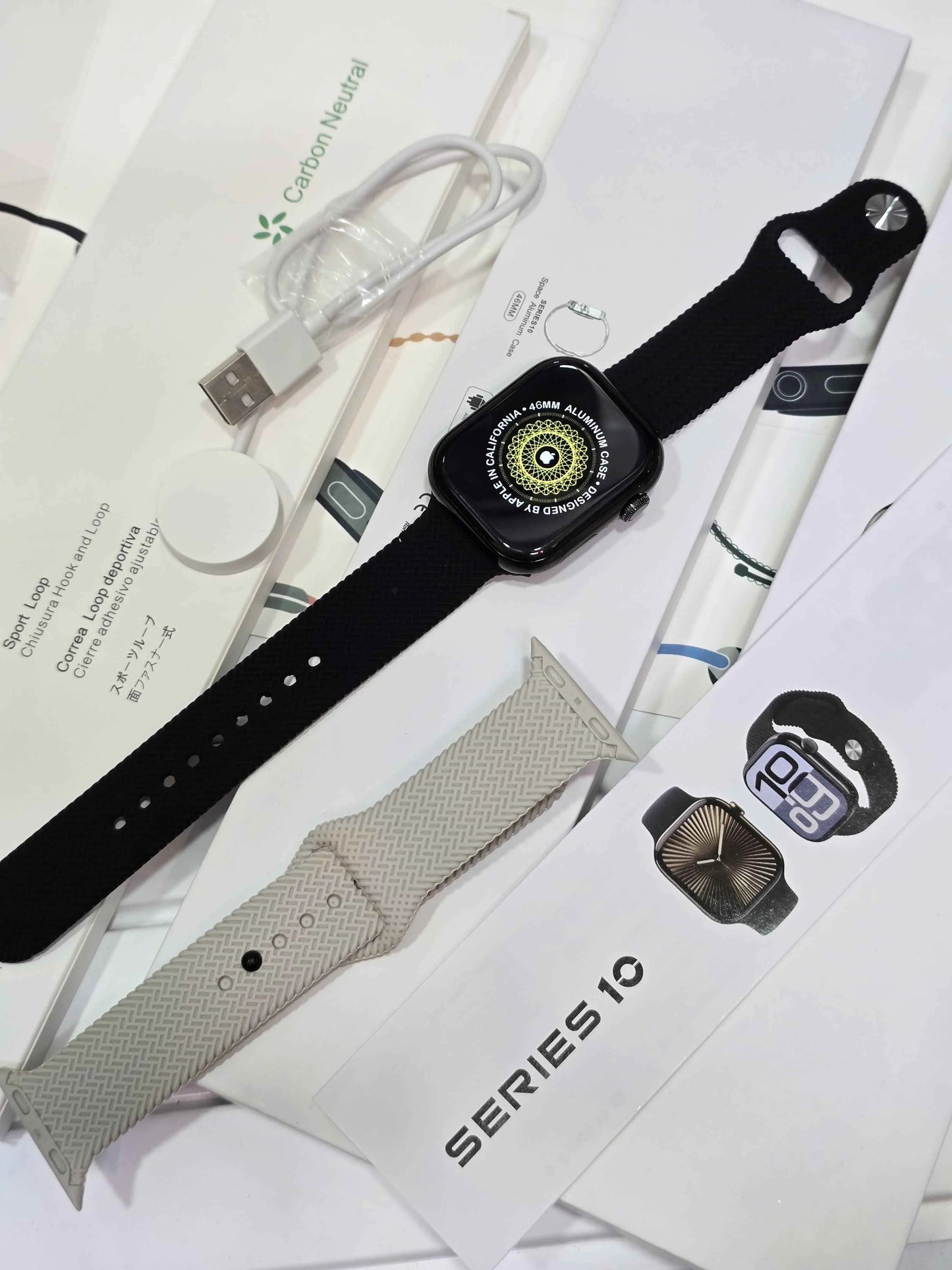 Latest Apple Series 10 With Apple logo at on/off (Calling / Amold Display / GPS) Youth Upgrade Shop