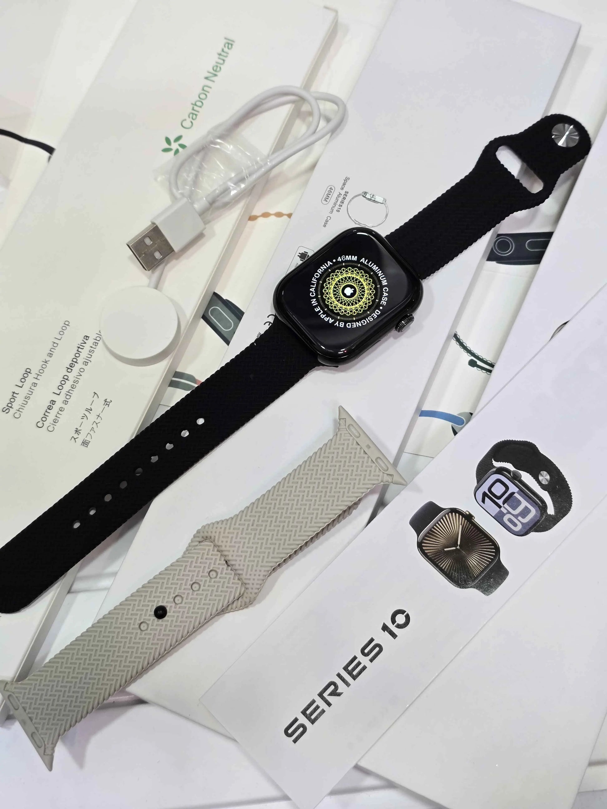 Latest Apple Series 10 With Apple logo at on/off (Calling / Amold Display / GPS) Youth Upgrade Shop