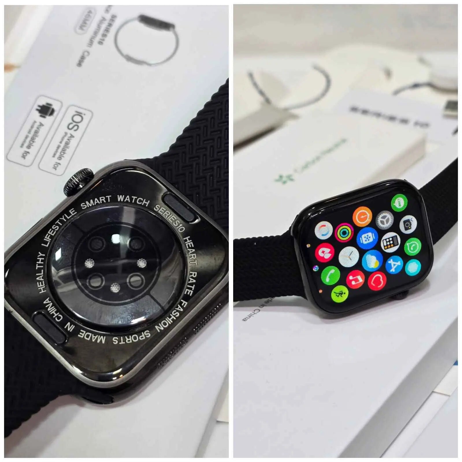 Latest Apple Series 10 With Apple logo at on/off (Calling / Amold Display / GPS) Youth Upgrade Shop