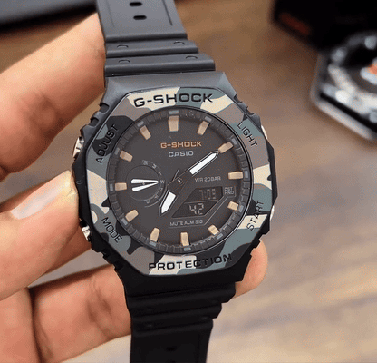 G-Shock GA-2100 Military Edition Analog Watch - Youth Upgrade Shop