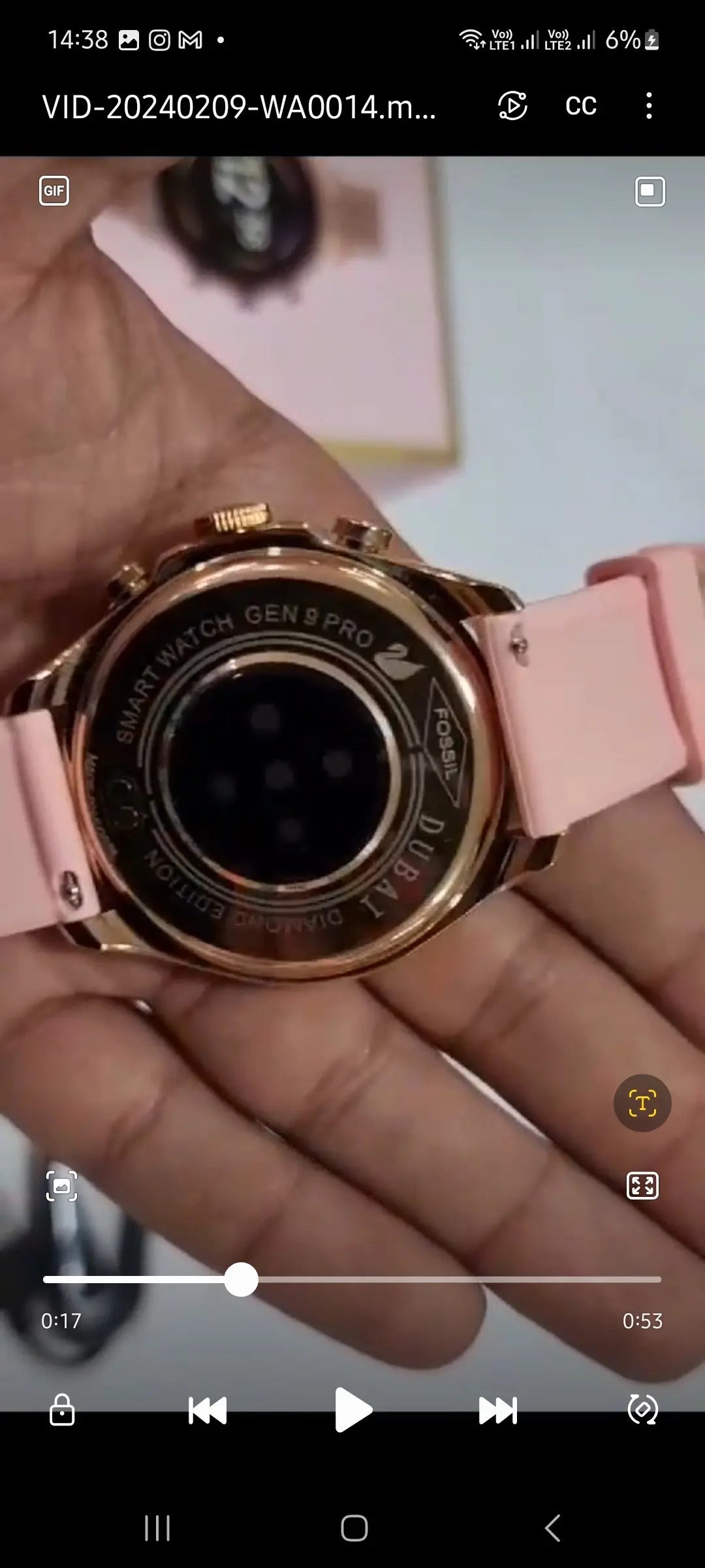 Luxurious Fossil Gen 9 pro Smartwatch with Calling and Amoled display Dubai Edition - Youth Upgrade Shop