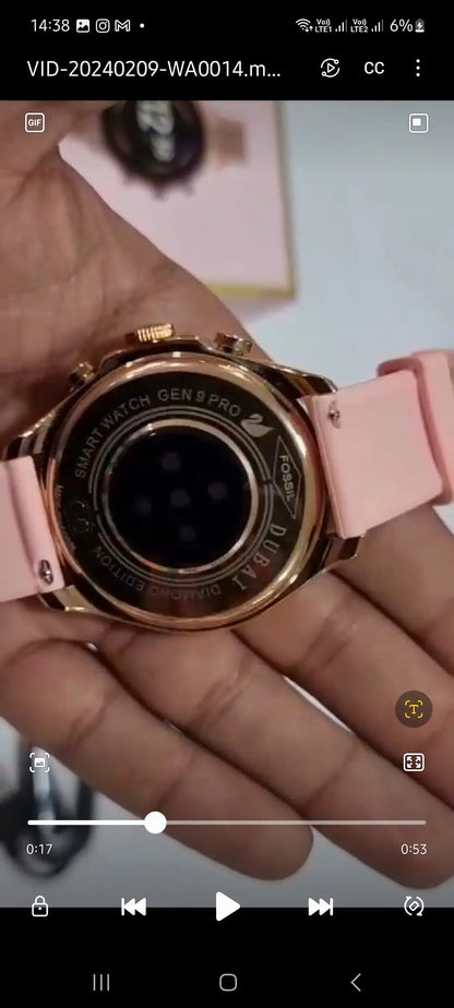 Luxurious Fossil Gen 9 pro Smartwatch with Calling and Amoled display Dubai Edition - Youth Upgrade Shop