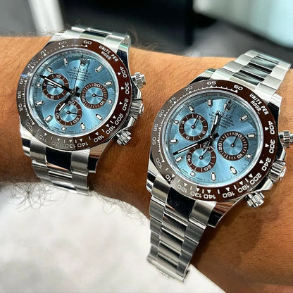 Rolex cosomograph Daytona blue dial watch with ceramic ring TGS
