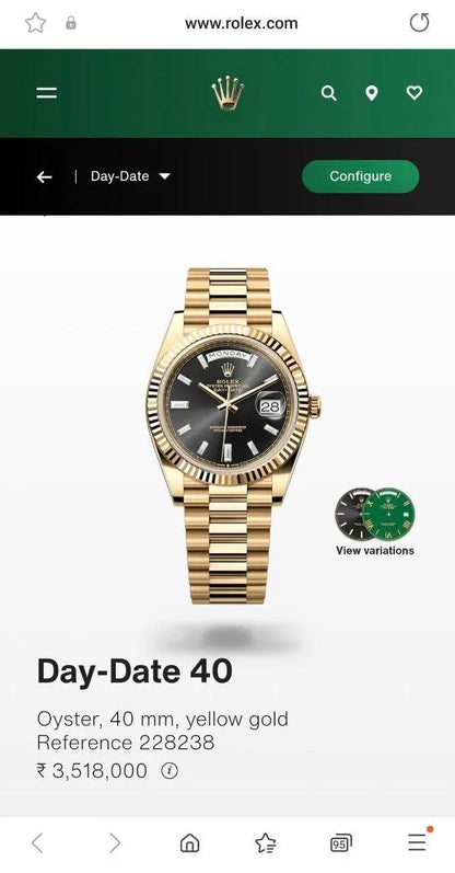 Elite design luxurious finish Rolex Analog Watch for Men - Youth Upgrade Shop
