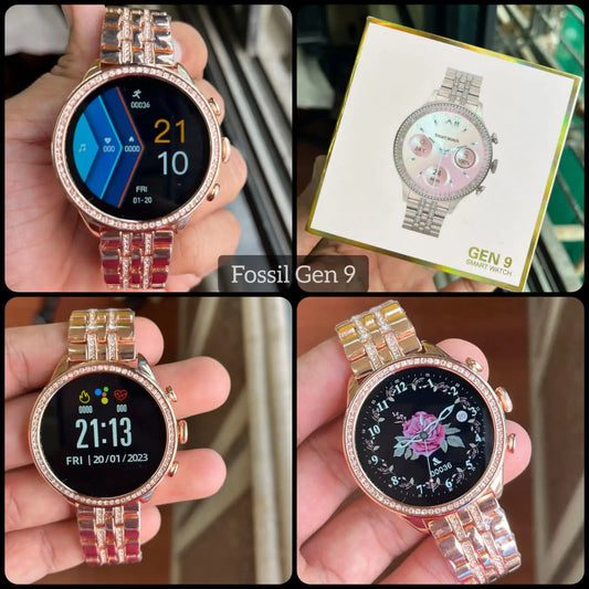 Premium Quality Luxurious Fossil Gen 9 Smartwatch with Calling and Amoled Display - Youth Upgrade Shop